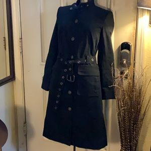Great Armani exchange military styled raincoat with quilted lining